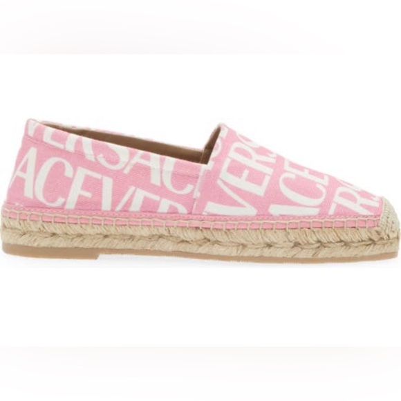 Versace Logo Print Espadrilles - Picture 2 of 16